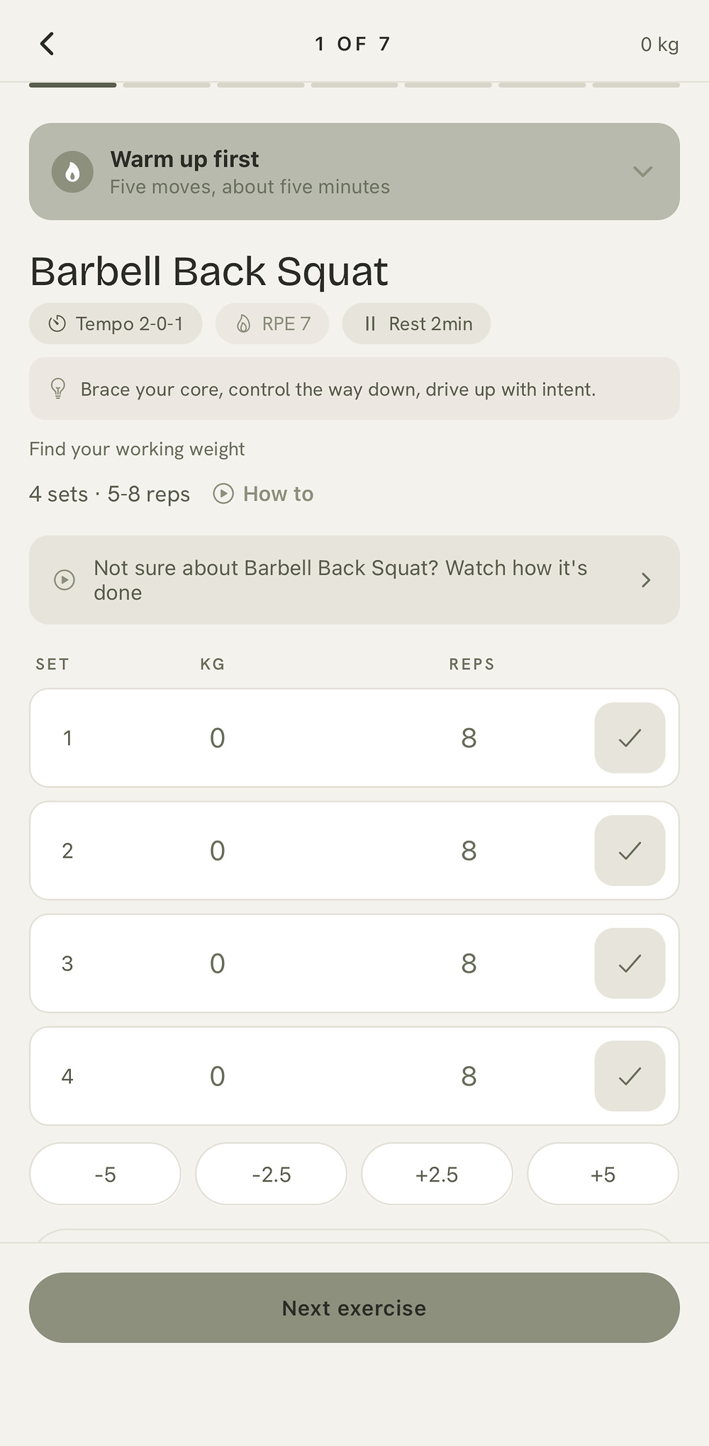 It tells you when to lift heavier in the ALTER YOU app