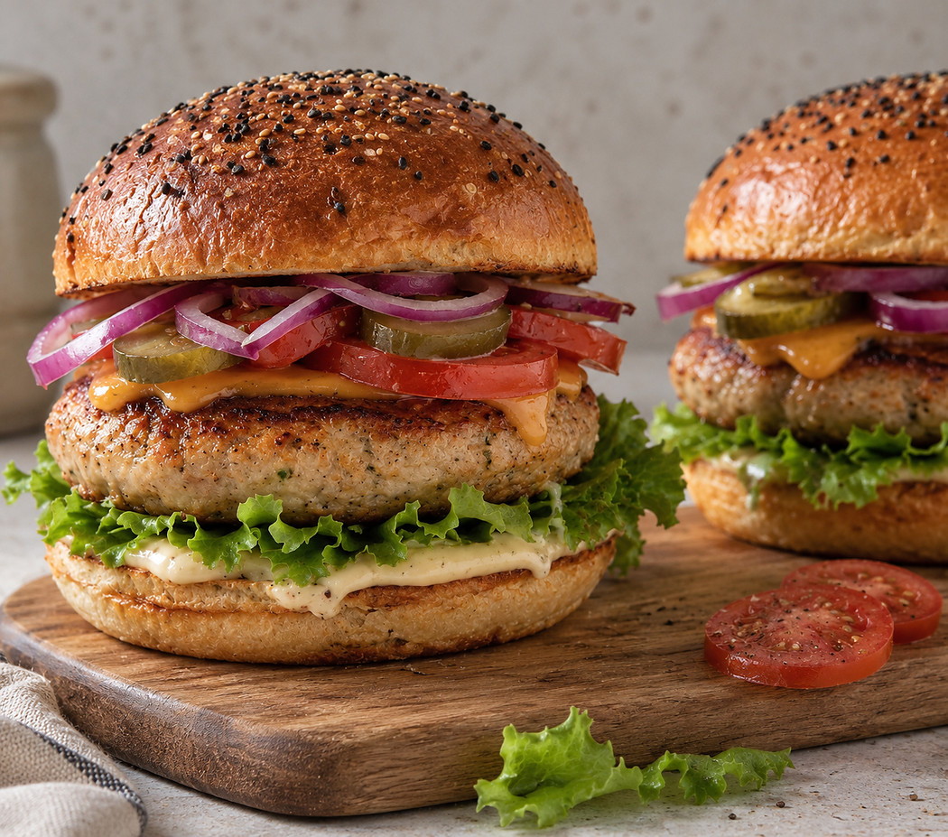 Chicken burgers